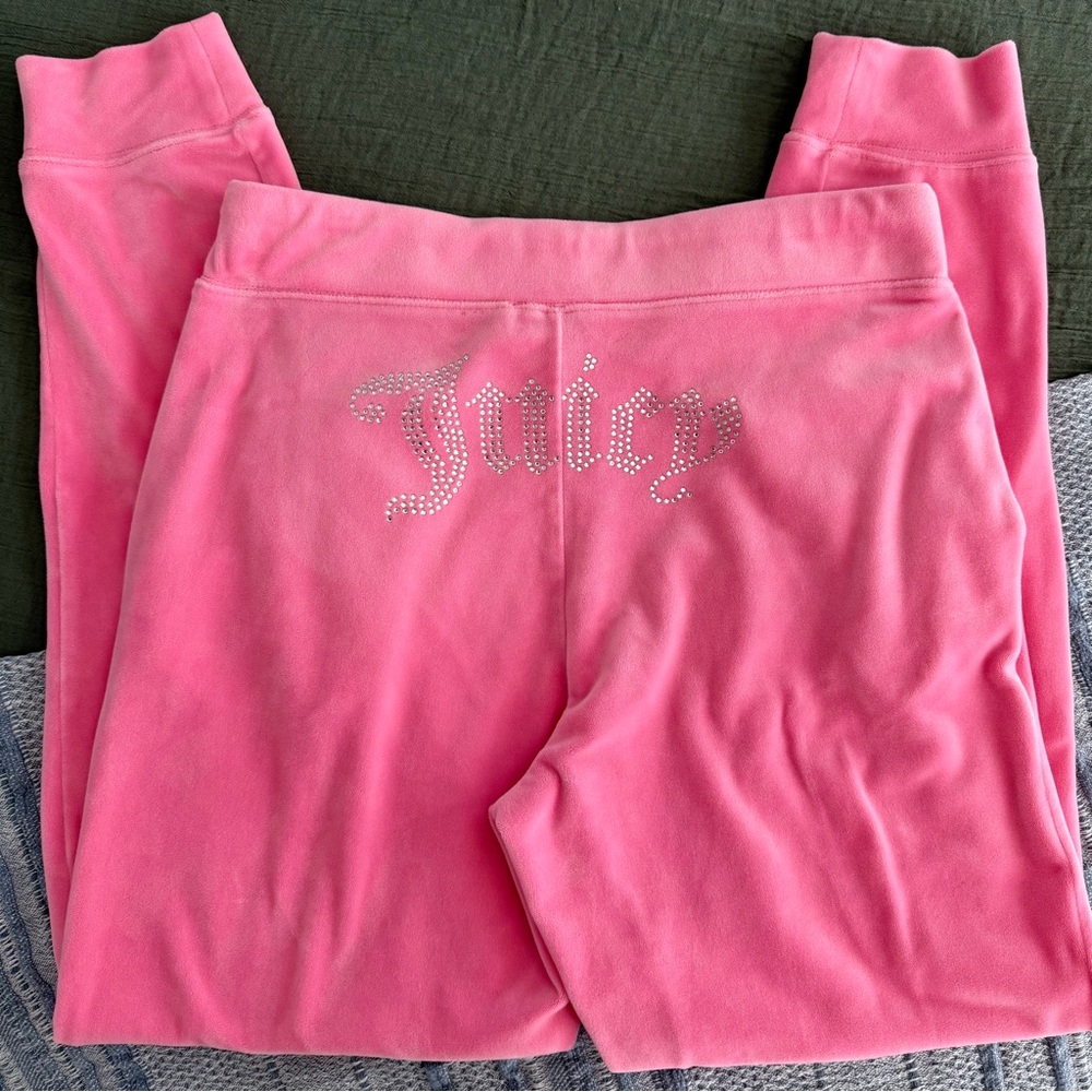 Pink Juicy Couture Velour Track Pants S
